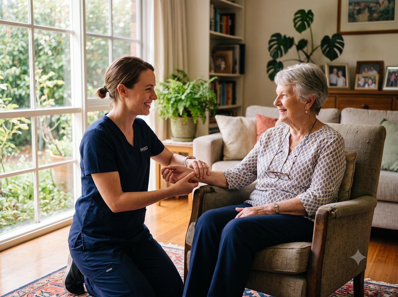 Comfort care physiotherapy at home